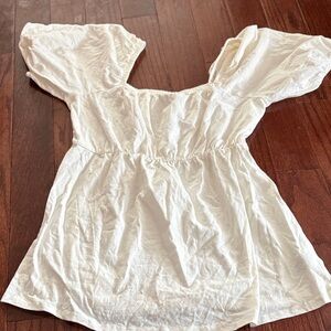 Nwt cotton maternity  Puff Sleeve Blouse